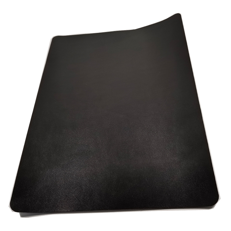 Eco-friendly semi-PU imitation ultra-fine grain leather table case stationery leather back coated pu thick leather