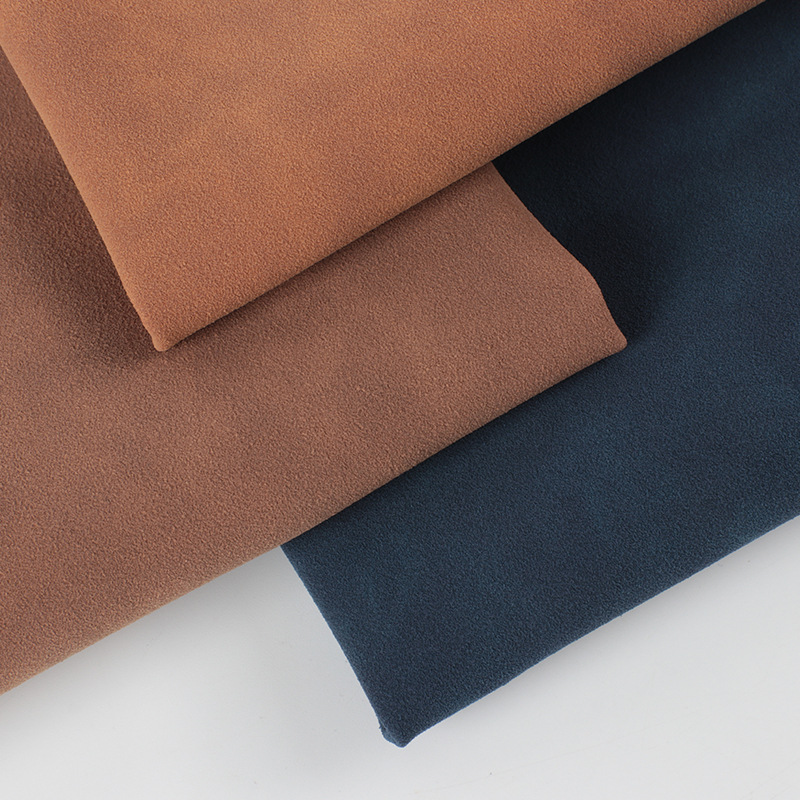 Environmental protection pu suede sheep leather