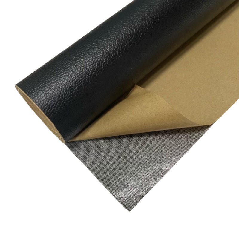 Lychee print pvc leather