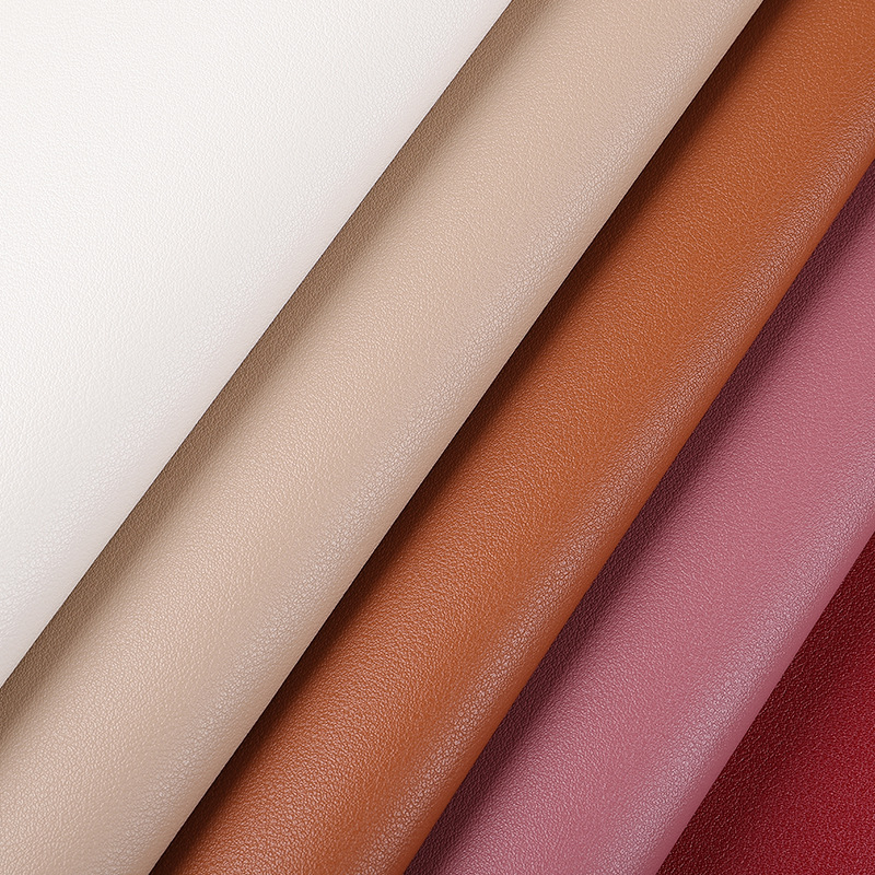 Solid color double-sided leather