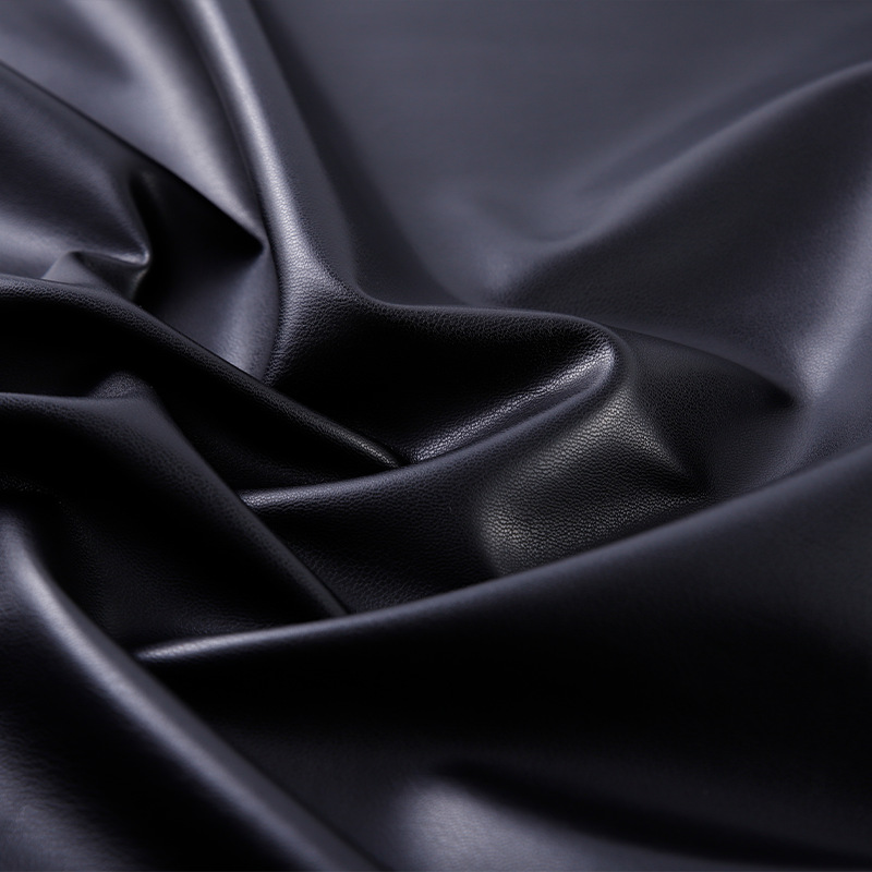 Eco-friendly semi-PU imitation ultra-fine grain leather table case stationery leather back coated pu thick leather