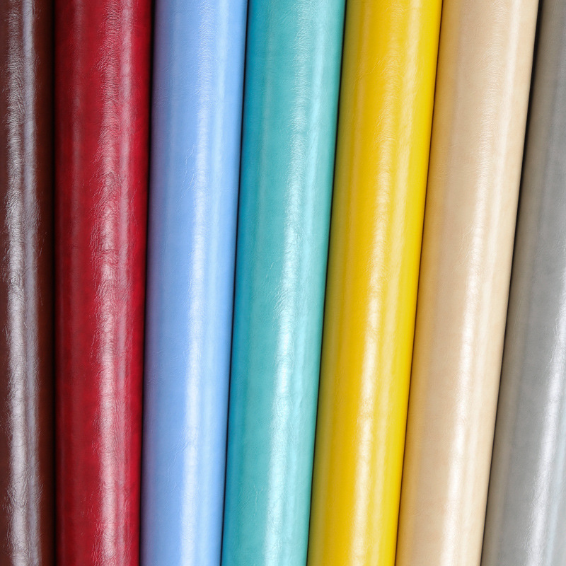 Oil wax leather PU leather