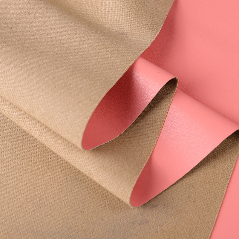 Eco-friendly Napa print pu leather