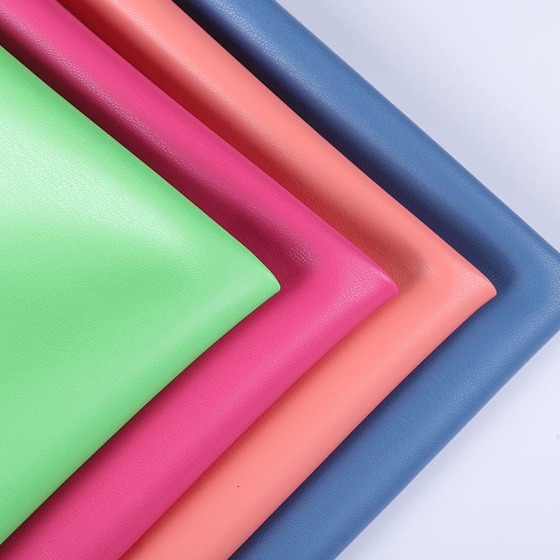 Eco-friendly Napa print pu leather