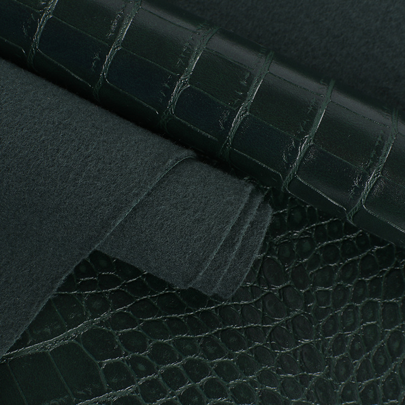 1.0mm two-color crocodile stone PVC artificial leather