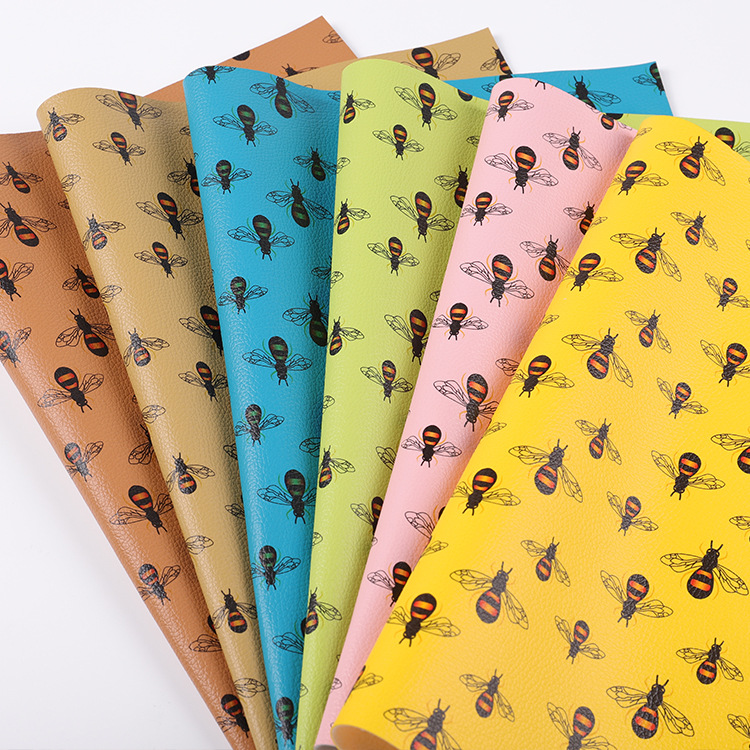 0.8mm fly printed leather