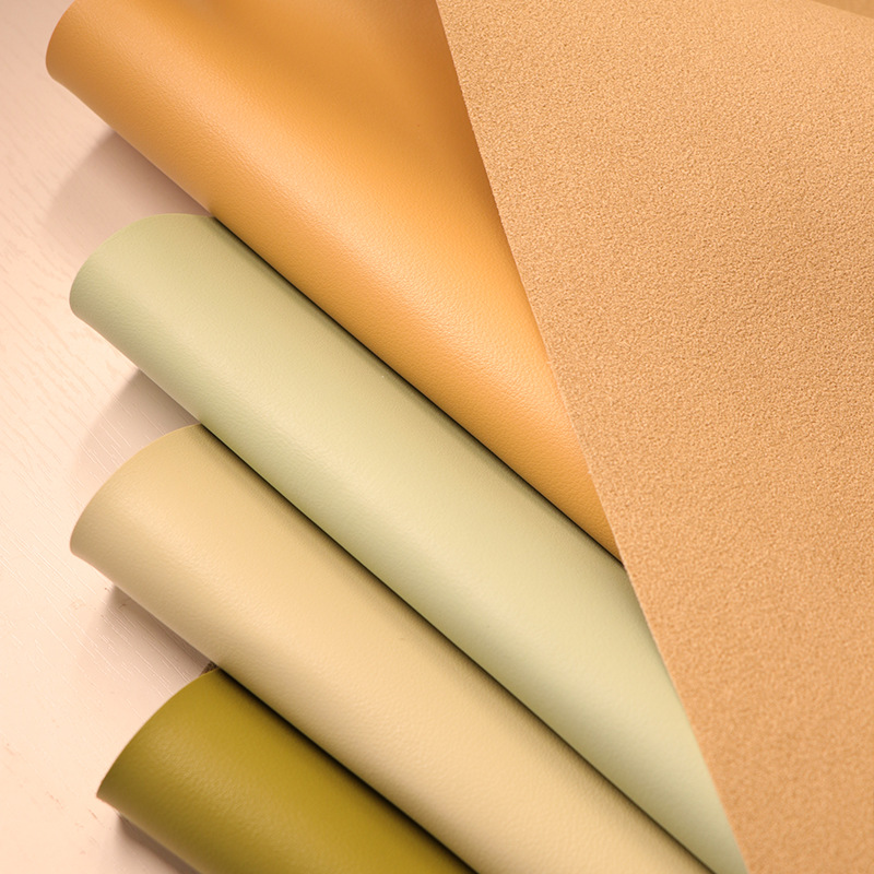 1.6mm eco-friendly semi-PU imitation ultra-fine grain leather