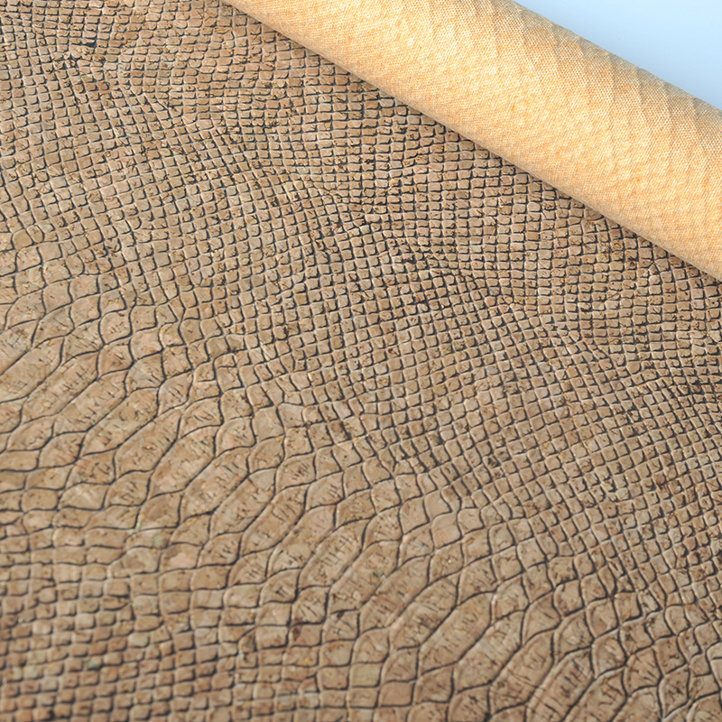 Crocodile cork cloth