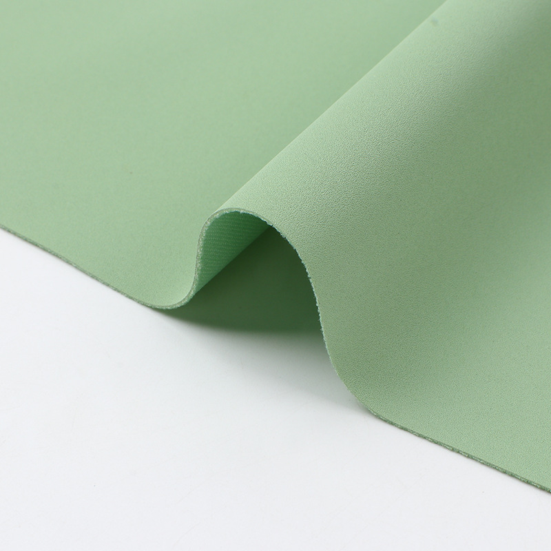 Eco-friendly fine line frosted solvent-free PU leather