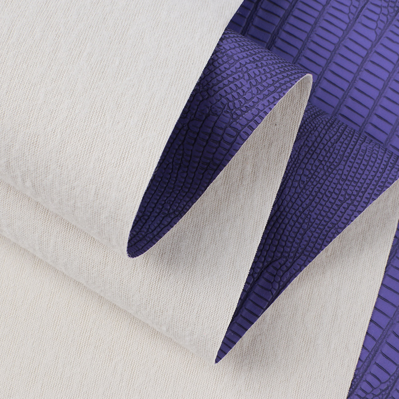 0.8mm matte alligator pu leather