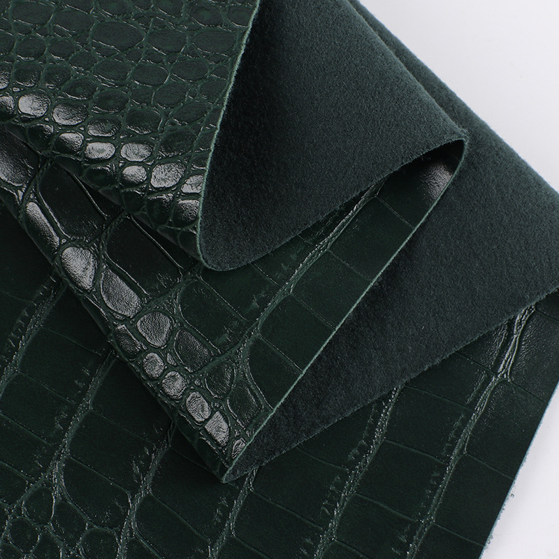 1.0mm two-color crocodile stone PVC artificial leather