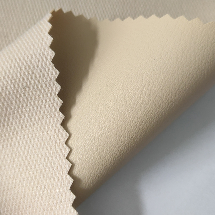 Black leather waterproof fabric