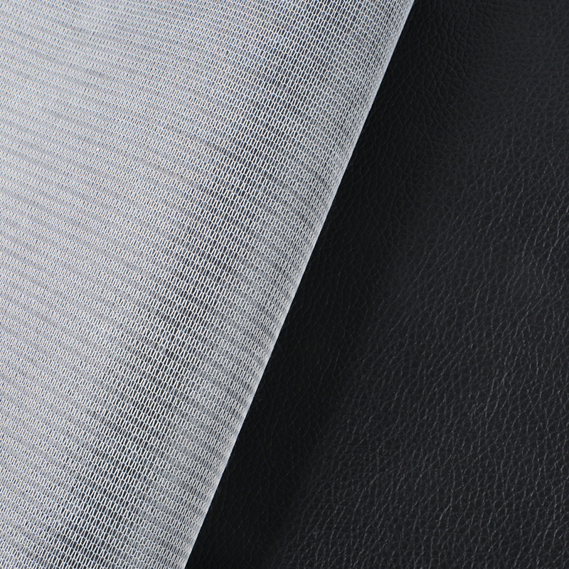 PVC leather knit sole