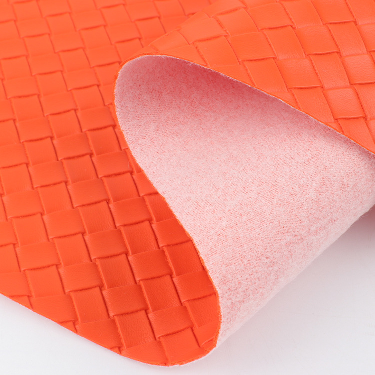1.0mm wear-resistant foam braided pvc leather