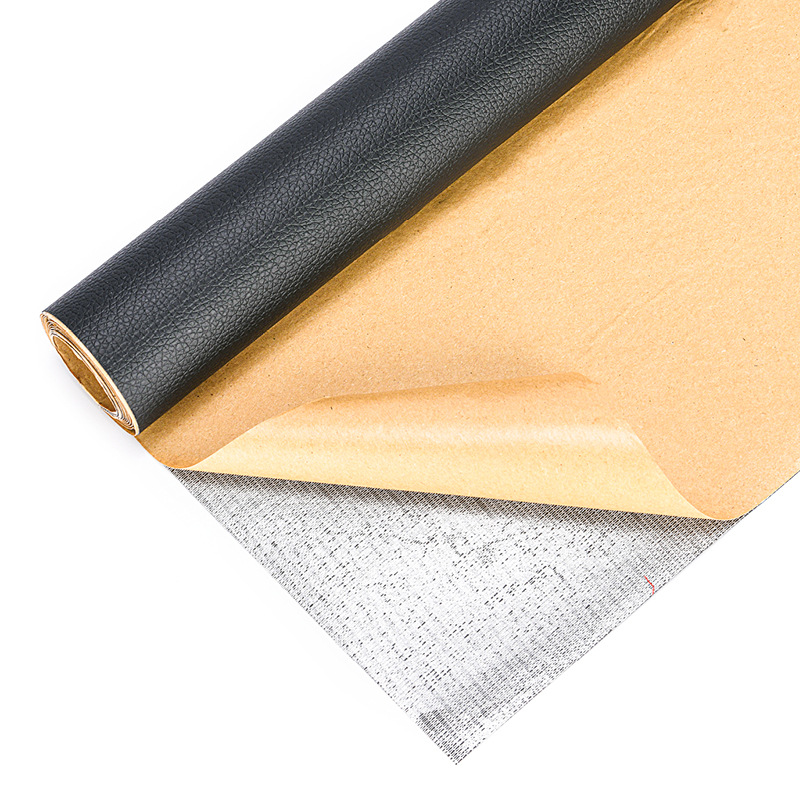 Self-adhesive leather sofa with adhesive back