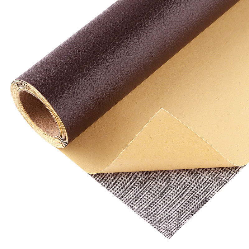 Self-adhesive leather sofa with adhesive back