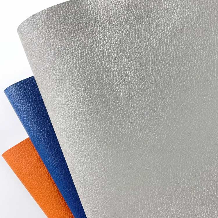 Wool sole half PU lychee grain furniture leather