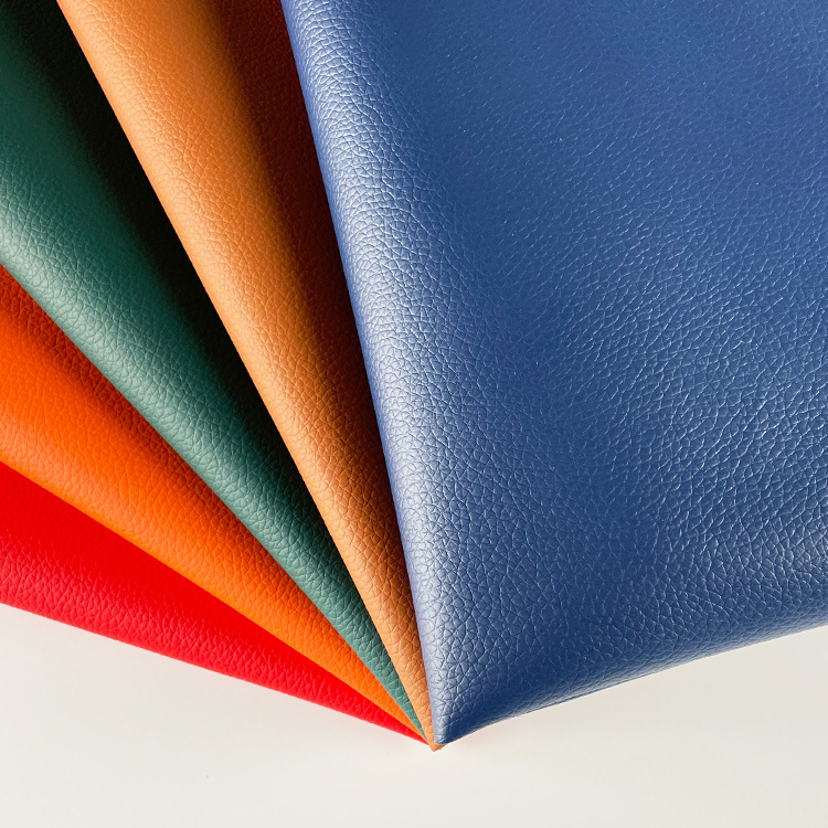 Wool sole half PU lychee grain furniture leather