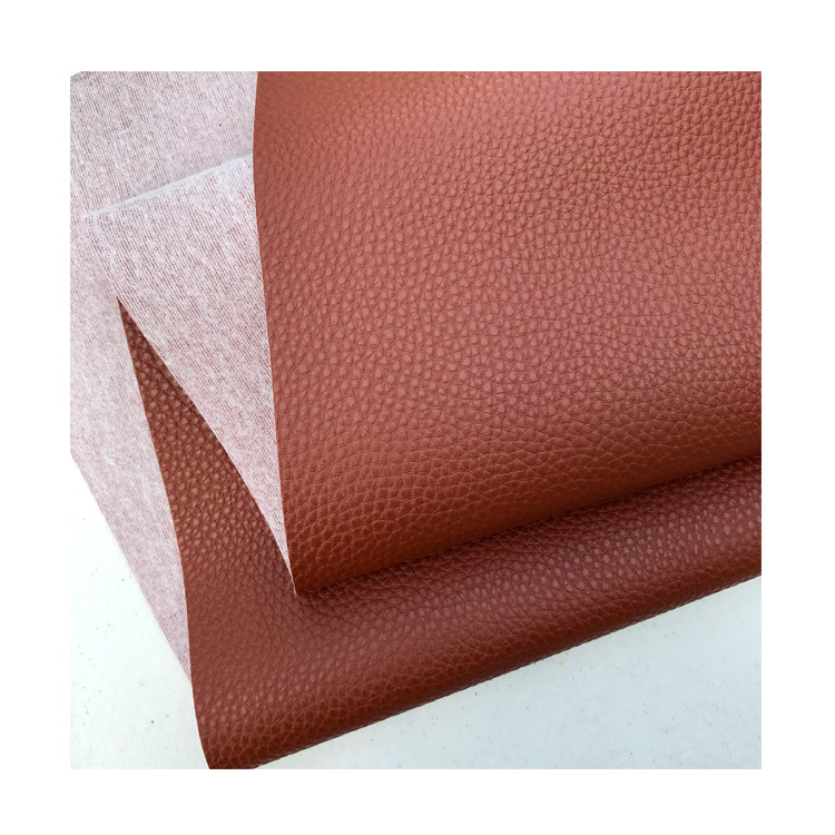 New half PU Nanguo lychee grain leather