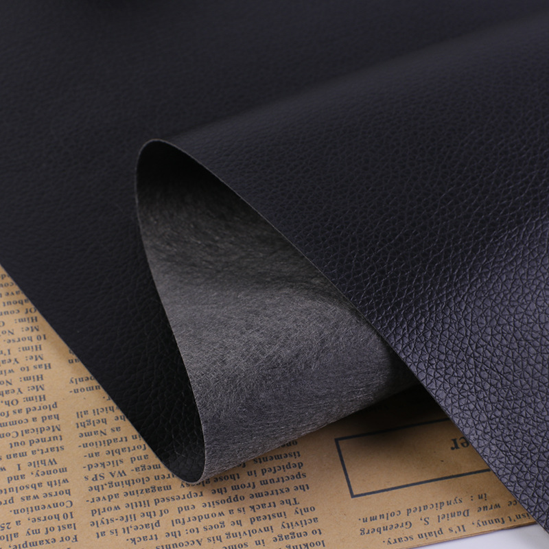 Lychee print pvc leather