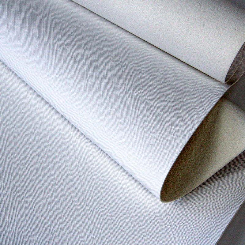 PVC cross print digital leather