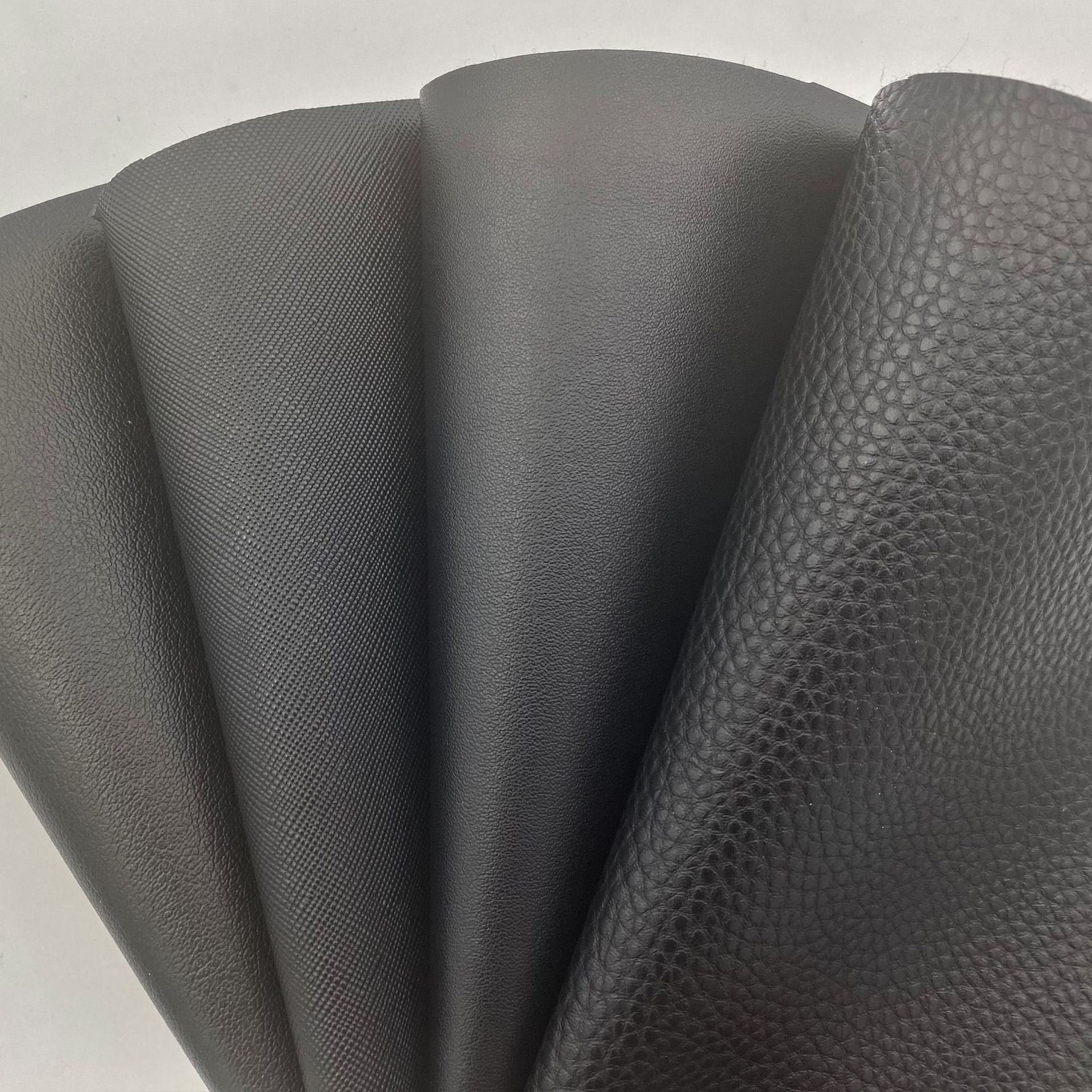 0.9mm black gold steel pvc