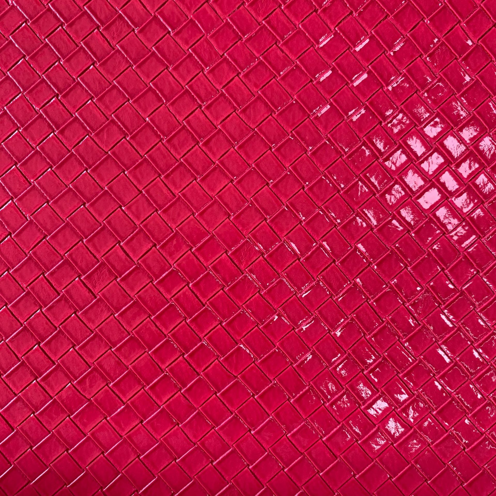 High gloss woven pvc leather