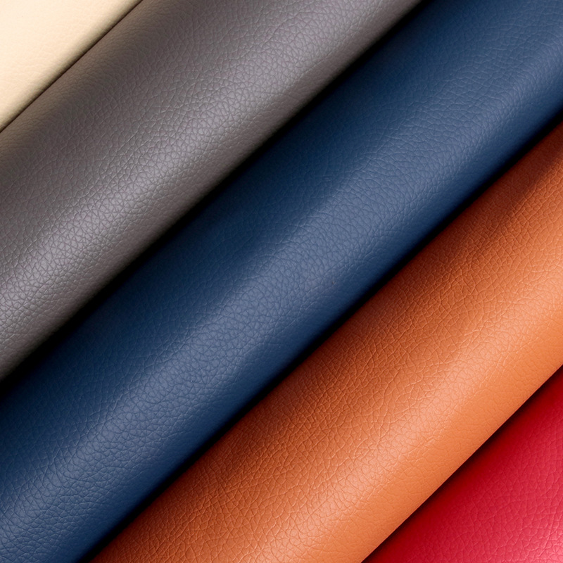 Lychee pattern back adhesive self-adhesive leather