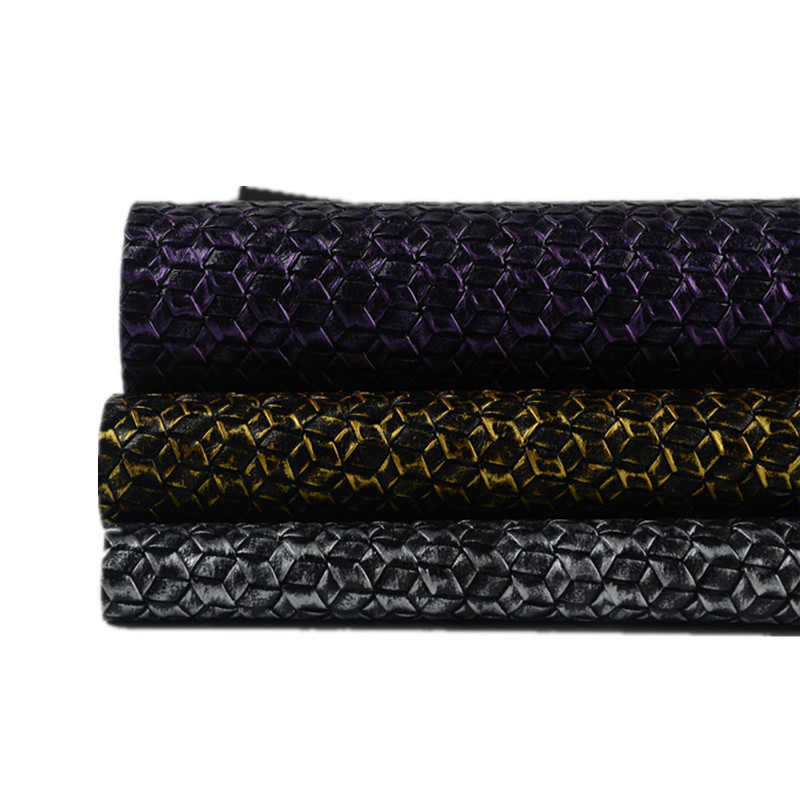 1.2 Three-dimensional triangular braided PVC leather