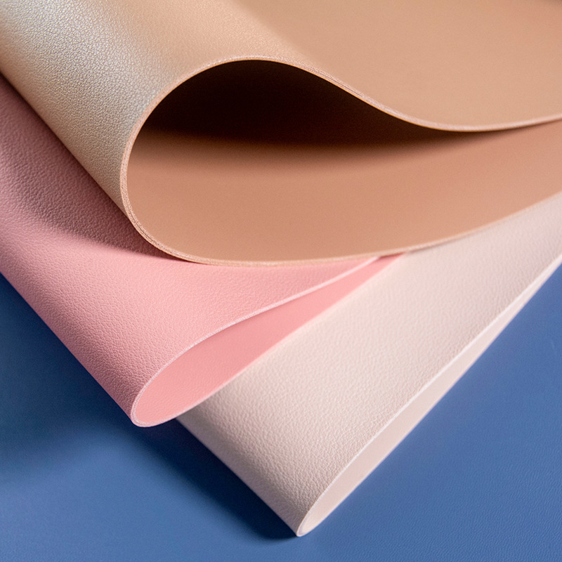 Nappa double sided PVC leather