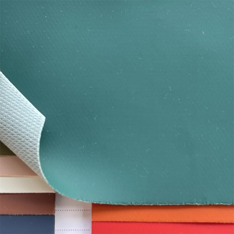 0.7mm plain fish scale bottom PVC leather