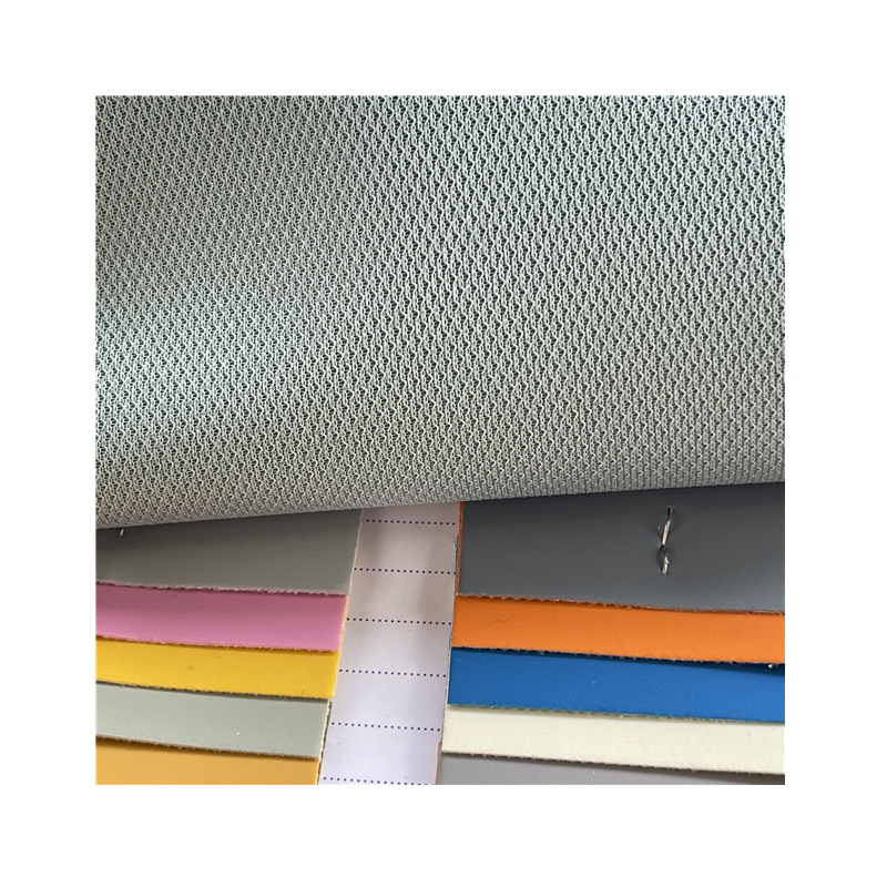 0.7mm plain fish scale bottom PVC leather