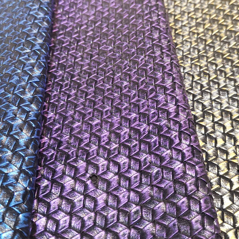 Vintage Xiaobian woven leather fabric