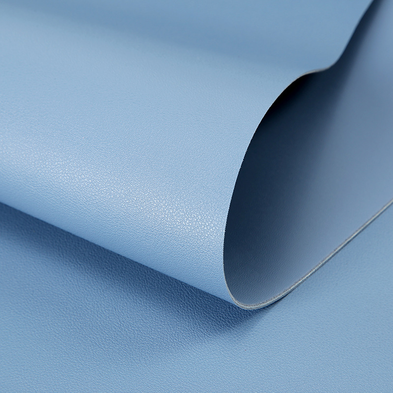 Lychee print double-sided leather PVC leather