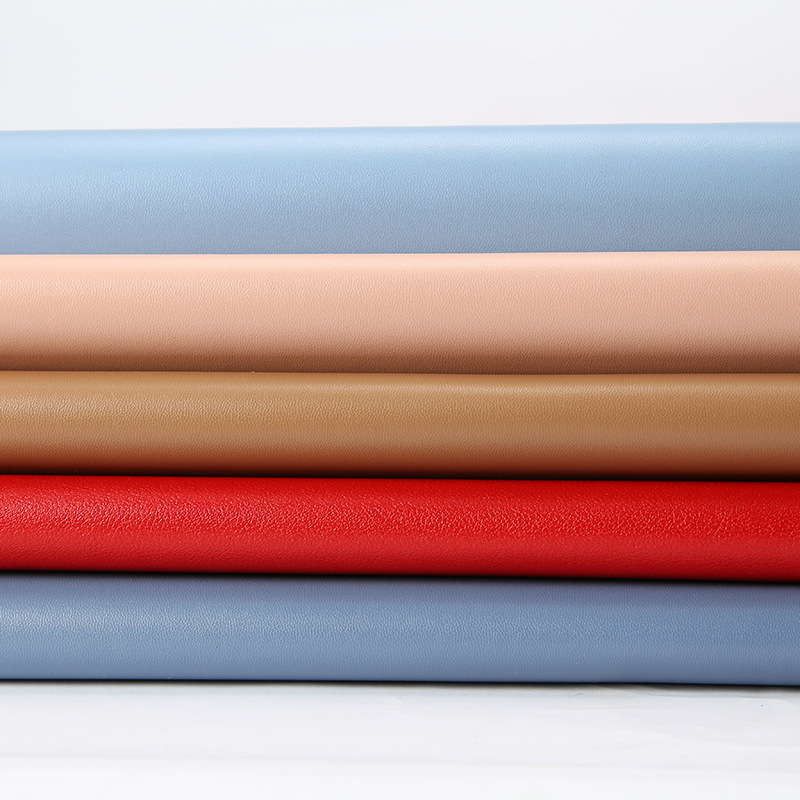 Lychee print double-sided leather PVC leather