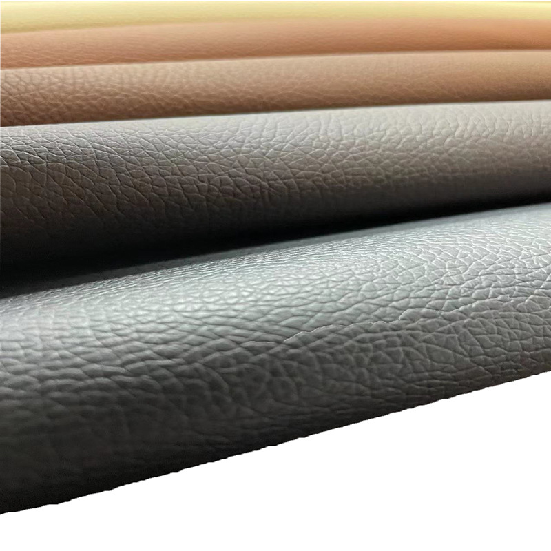 DE90 Lychee print PVC leather 0.8mm