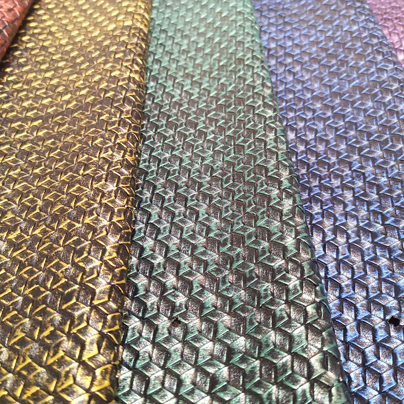 Vintage Xiaobian woven leather fabric