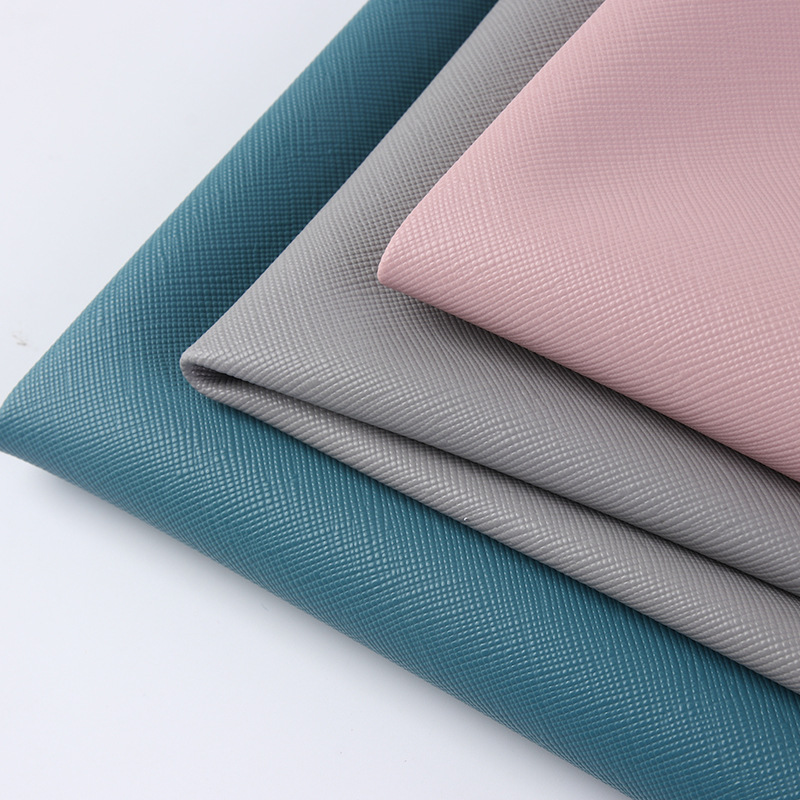 Reclaimed cross-grain leather