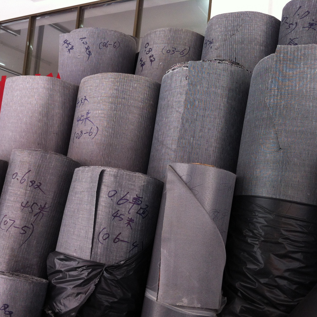 0.6 Black sandwich double sided PVC