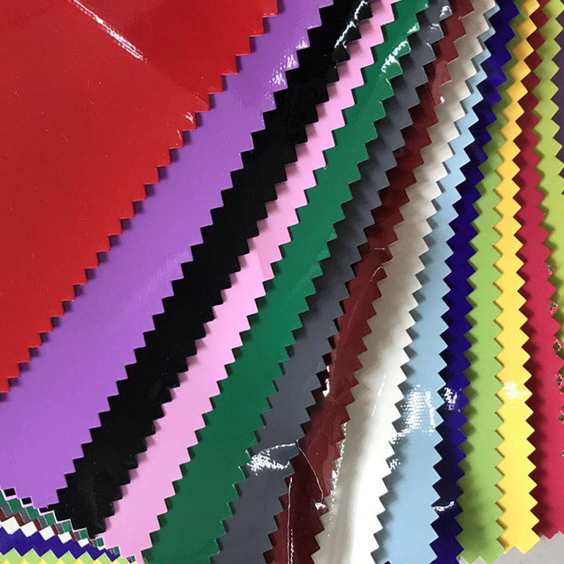 Straight for bright PVC leather