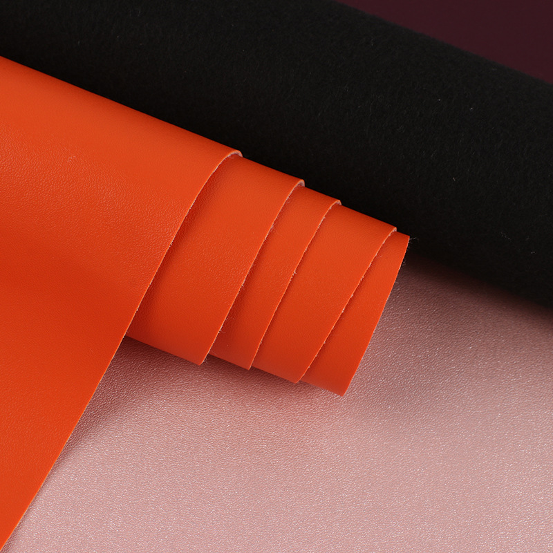 0.8 thick brushed Nappa pvc leather faux leather