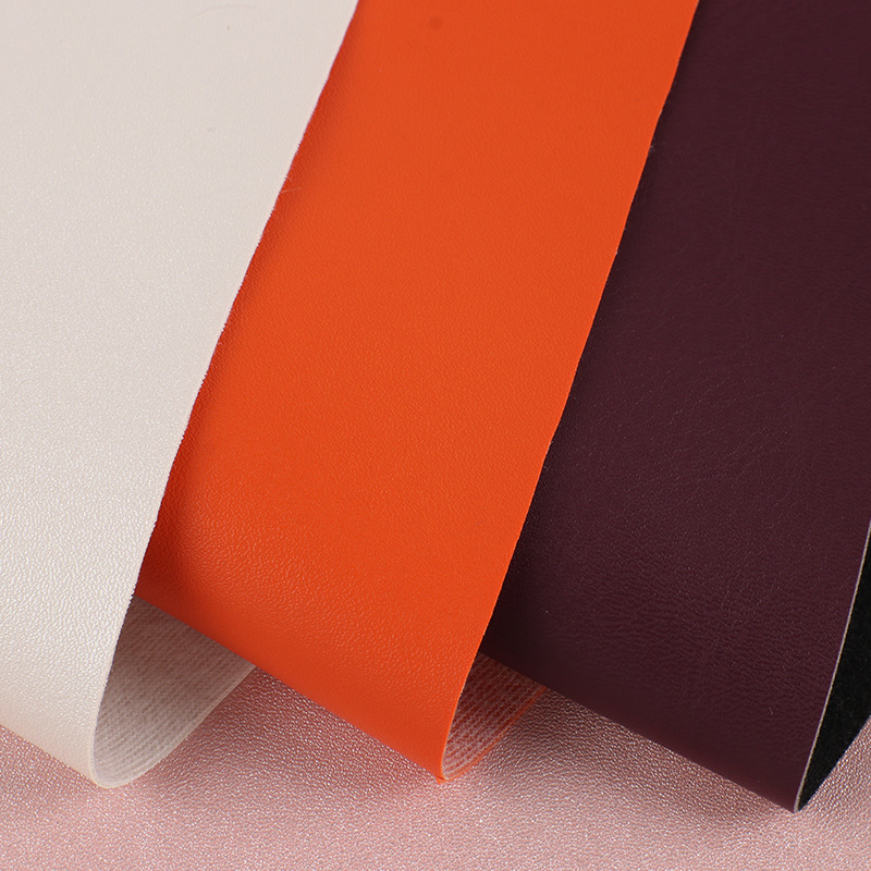 0.8 thick brushed Nappa pvc leather faux leather