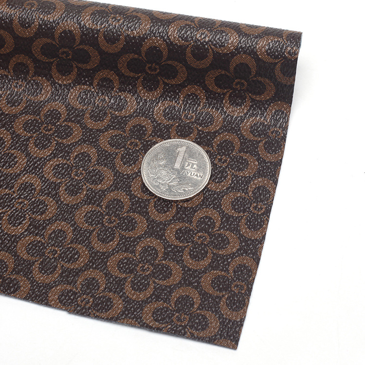 Four-leaf flower leather PVC fabric