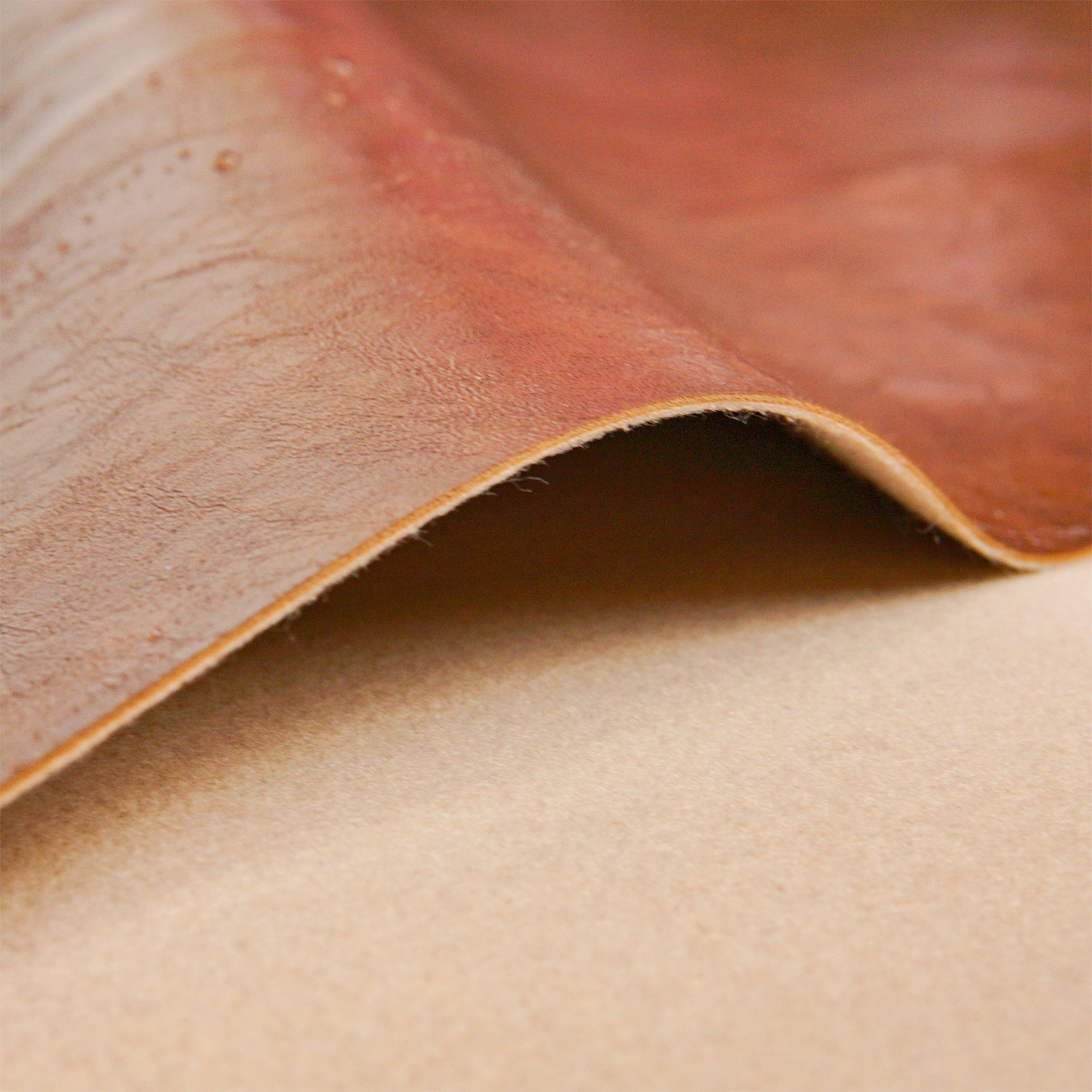 PU leather oil wax simulation skin thickening