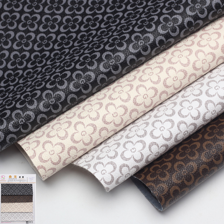 Four-leaf flower leather PVC fabric